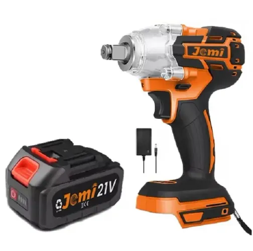 Jemi Jm-bs-01 Chave De Impacto 520n 21v Similar Pw1 Topshak Preto/laranja