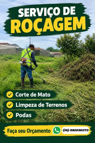 Serviço de corte de mato