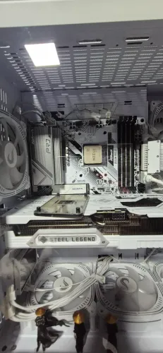Placa mãe steel legend b550pro se ddr4