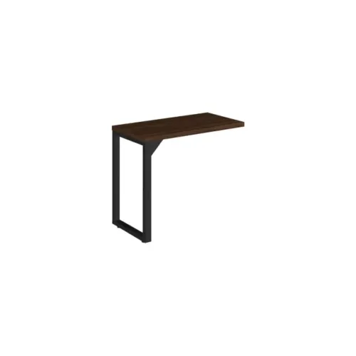 Mesa De Apoio Escritório Marsala Preto Estrutura Reforçada Elegante 25419