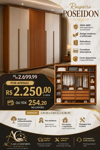 GUARDA-ROUPA CASAL GIGANTE