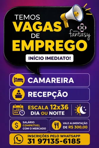 VAGAS - REDE FANTASY