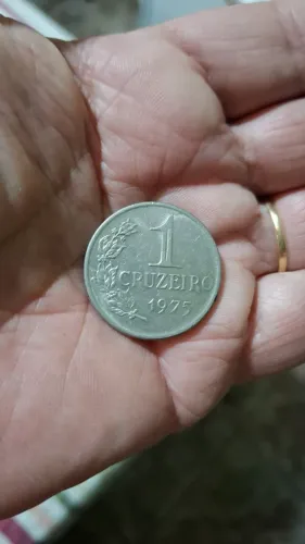 Moeda 1 Cruzeiro ano 1975