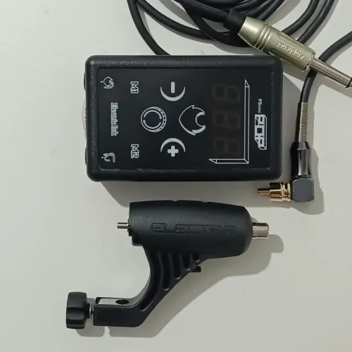 Electra pop pro + cabo RCA ângulo 90 + fonte ps mini Electra ink