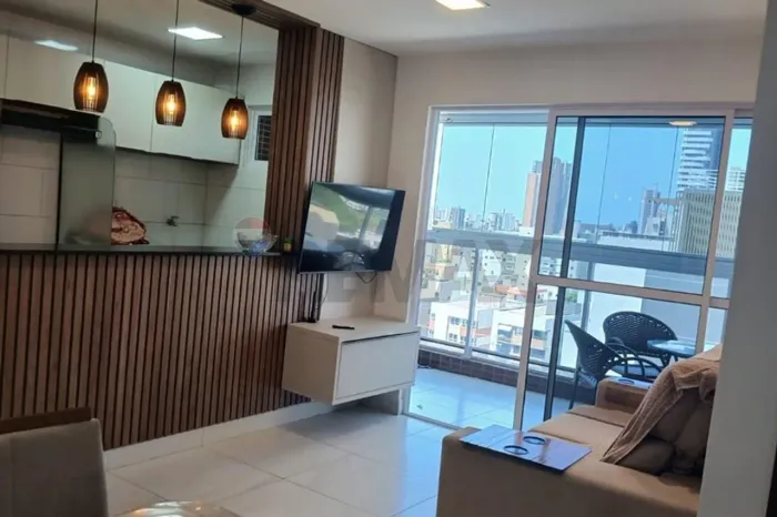 Apartamento 2 quartos mobiliado para alugar no Bessa
