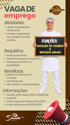 Vagas para Início Imediato
