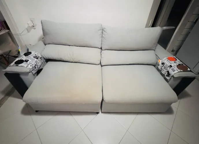 Sofá retrátil e reclinável 4 lugares 2,30 cm