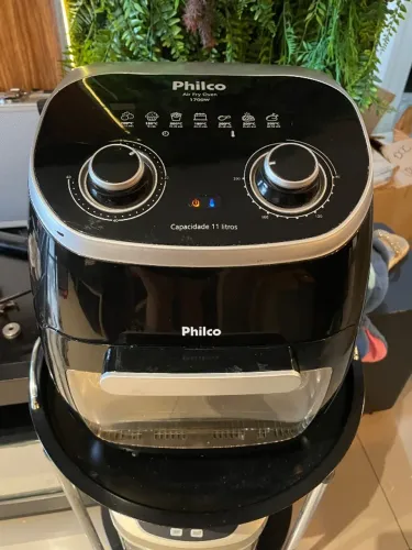 Air Fryer Oven Philco 11L 2 em 1 (Fritadeira e Forno) PFR2000P - Completa com 4 Acessórios