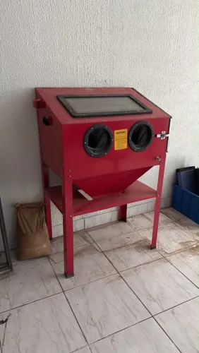 Cabine Para Jateamento (microesfera) Pé Longo