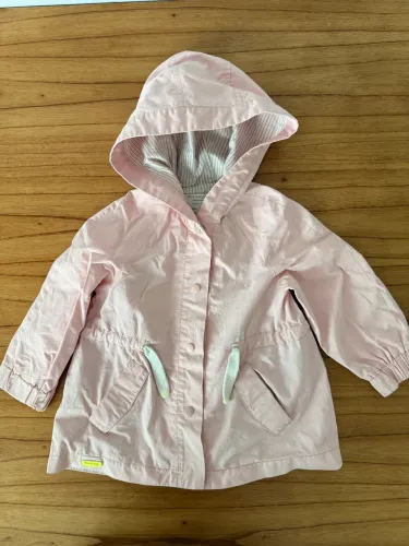 Casaco parka Zara rosa - menina 3/4 anos (104cm)
