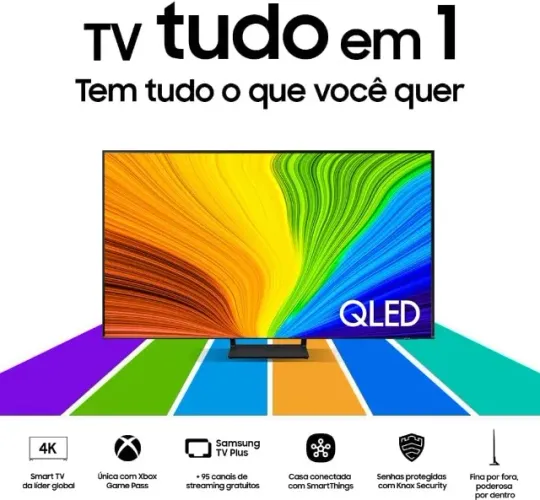 Samsung Smart TV 55" QLED 4K Q65D 2024, Modo Game