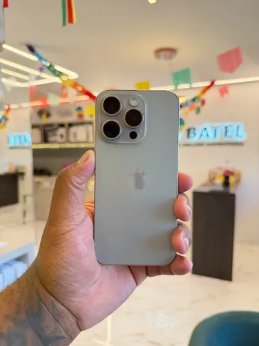 iPhone 15 Pro 512GB Natural 89% - Loja Fisica