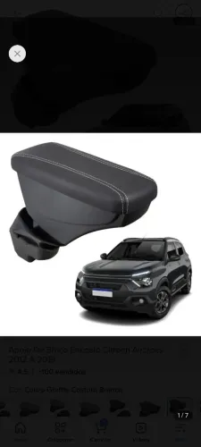 Apoio de braço Citroen Aircross 2012 em diante novinho.