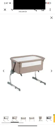 Berço que acopla na cama safety(NOVO)