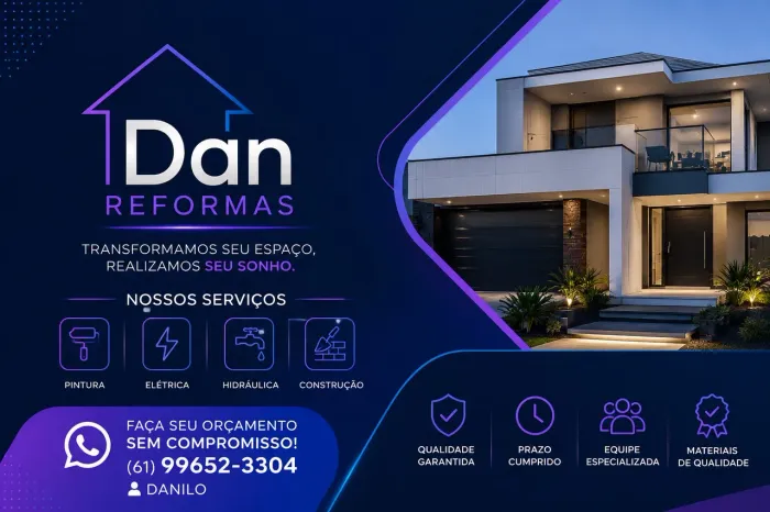 DAN REFORMAS - Qualidade, compromisso e confiança!