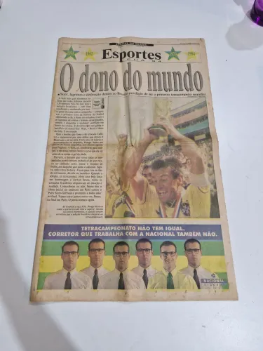 Caderno Esporte Jornal do Brasil Copa 94