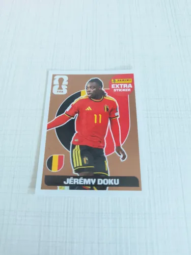 Figurinha Legend Jeremy Doku Bronze Copa 2026