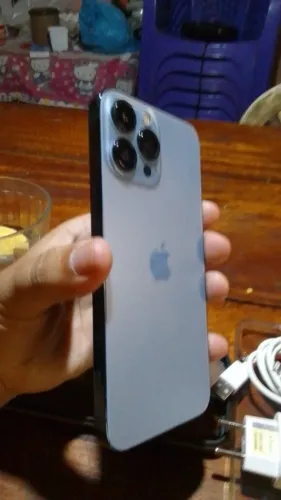 iPhone 13 Pro Max 256GB - Impecavel  Cor: Azul ,Bateria 100 por cento de saude ok