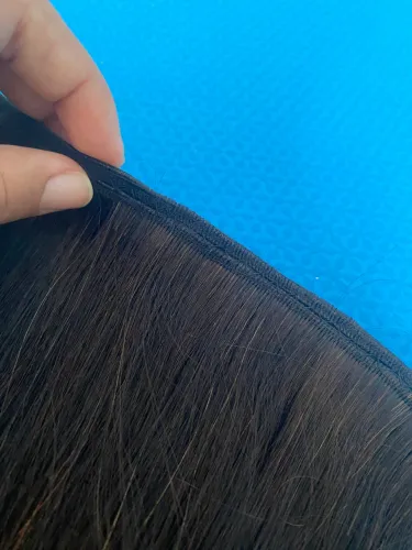 Tela de cabelo humano liso