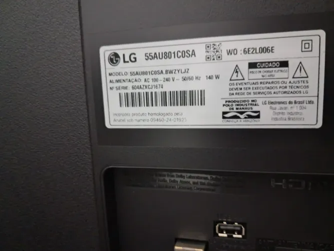 Tvs LG 65 e 55 polegadas pra retirada de peças as 3 por 800