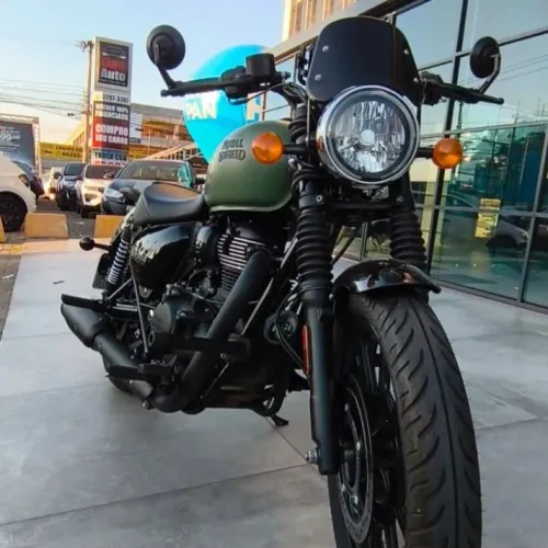 Meteor 350 2024 verde militar