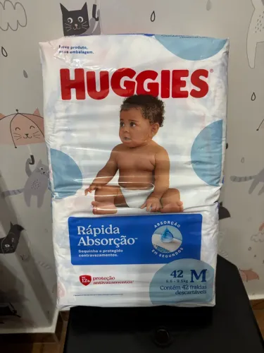 Fralda Huggies tamanho M