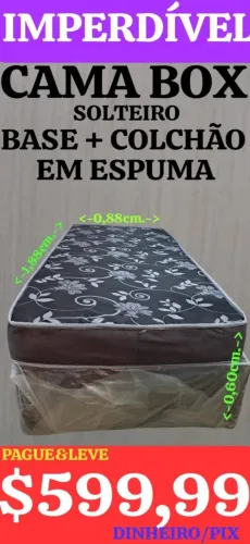 DESAPEGO! CAMA BOX SOLTEIRO, LEIAM:
