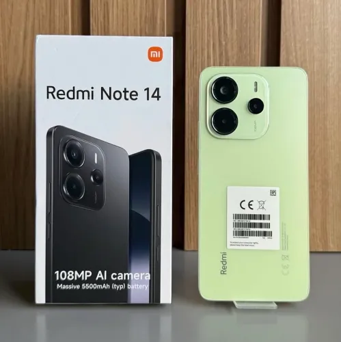 Redmi Note 14 4G 256GB 08GB RAM VERDE AZUL PRETO