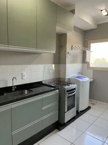 Apartamento Mobiliado com 01 Quarto para locação no Edifício Roccaporena em Indaiatuba/SP.