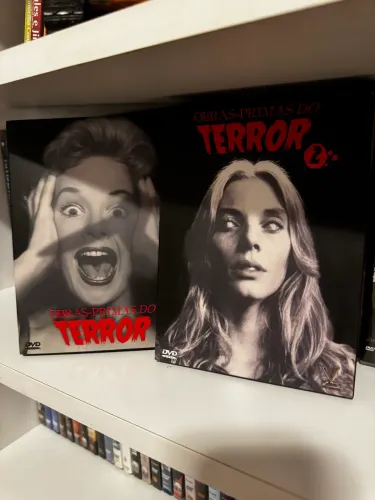 Coleção Obras-primas do Terror da Versátil, volumes 1 a 7, CIB em perfeito estado