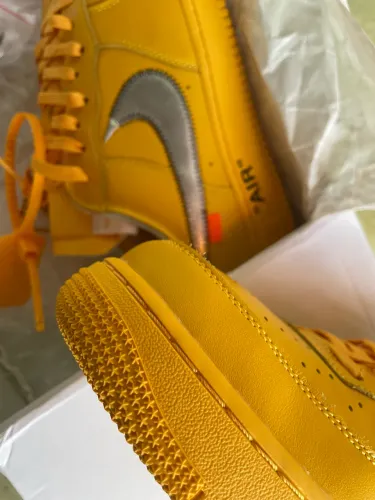 AIR FORCE 1 OFF WHITE YELLOW GOLD