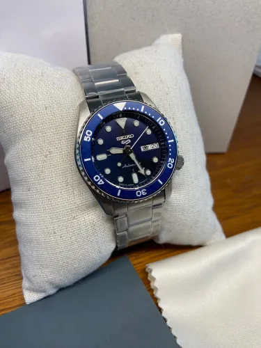 Relógio Seiko 5 Sports Reduced Azul SRPL77 automático