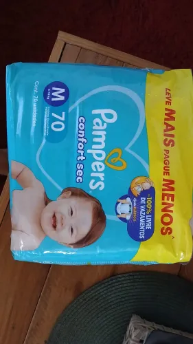 Fralda Pampers Confort Sec tamanho M