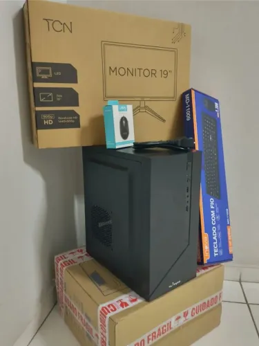 Computador completo Intel i5 3470-16 GB ram SSD 120 GB monitor de 19 Windows kit teclado