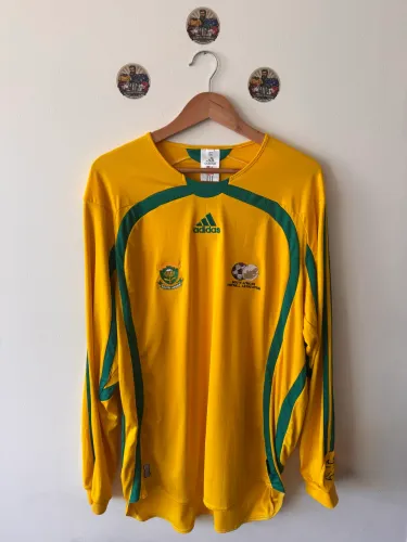 Camisa Africa do Sul 2006 - Manga longa - Original de época