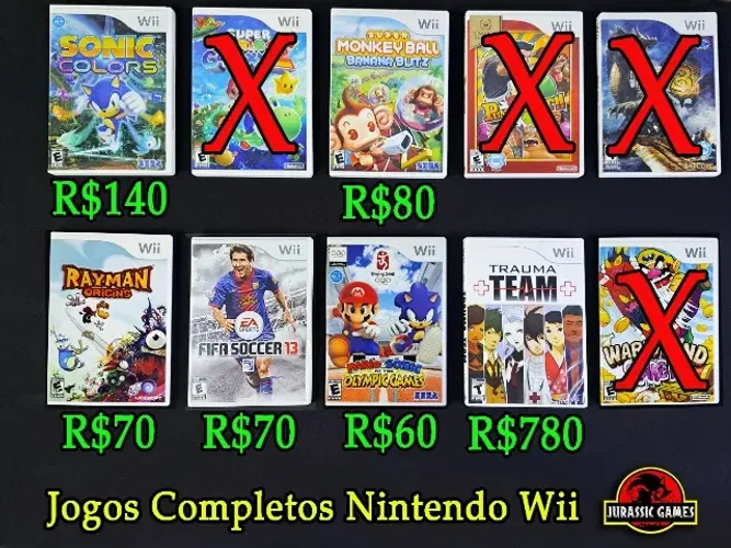 Jogos Originais Nintendo Wii americanos. Kirby, Okami, Mario Galaxy, Donkey Kong, Spyro