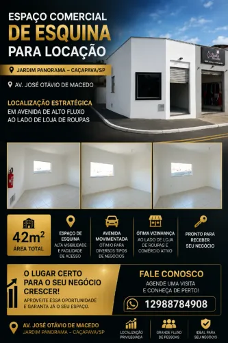 ponto comercial caçapava