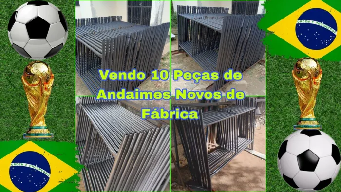 Vendo 10 Peças de Andaimes Novos de Fábrica ( Tenha seus Próprios Andaimes Novos)