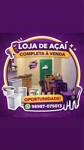 Oportunidade: Loja de Açaí Completa + Equipamentos