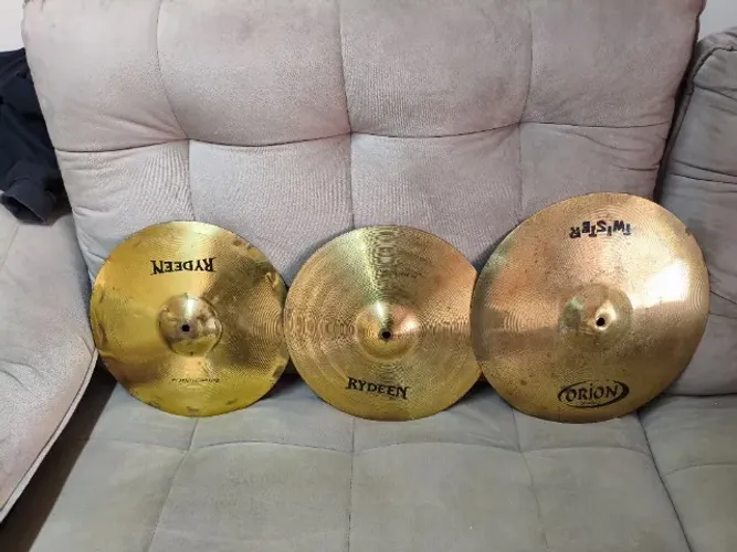 Chimbal 14' Harpy Hydeen e Crash 16' Orion Twister