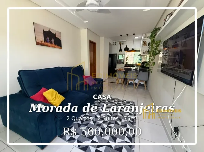 Viva com Estilo em Morada de Laranjeiras Casa em Condomínio Privado