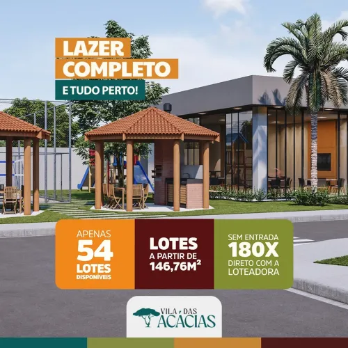 Terreno à venda em Americana-SP no Loteamento Residencial Bairro Pacaembu com 146,76 m² de