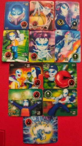 Lote 11 unidades Conexão Alien Elma Chips Sem Repetição