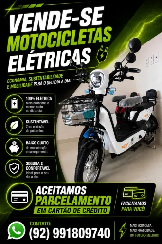Motocicleta elétrica aro 14
