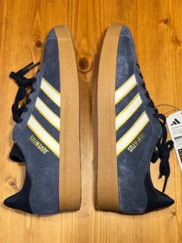 adidas originals gazelle juventus collab oficial suede navy gum tam 35 100% original