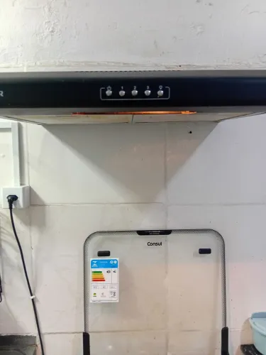 Depurador de ar slim Suggar touch 60 Cm preto