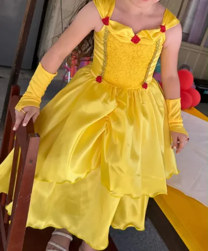 Vestido Bela (Filme A Bela e a Fera)