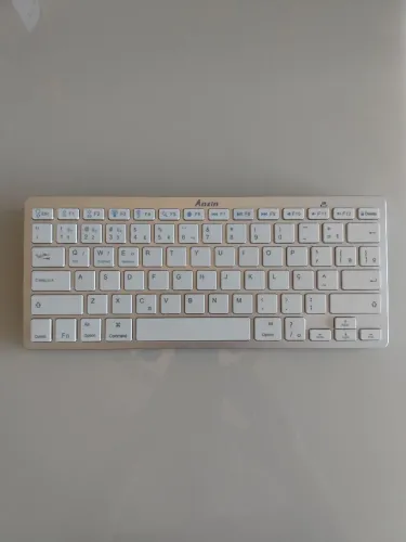 Teclado sem fio bluetooth ANXIN208 prata