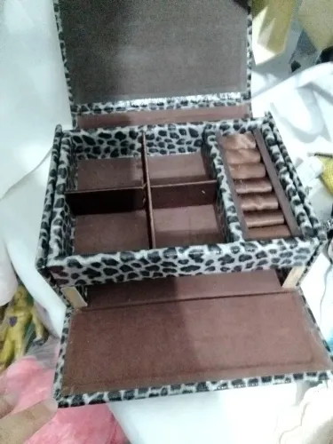 Porta jóias estampa onça