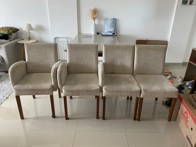 4 cadeiras para mesa de jantar